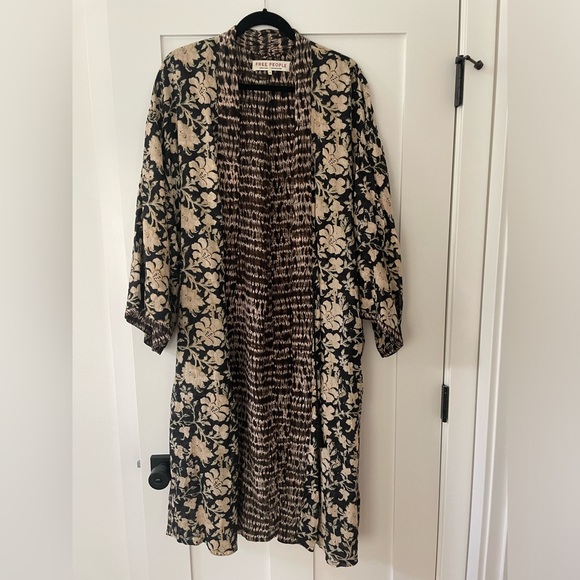 Free People Rumi Reversible Midi Kimono - Picture 2 of 2